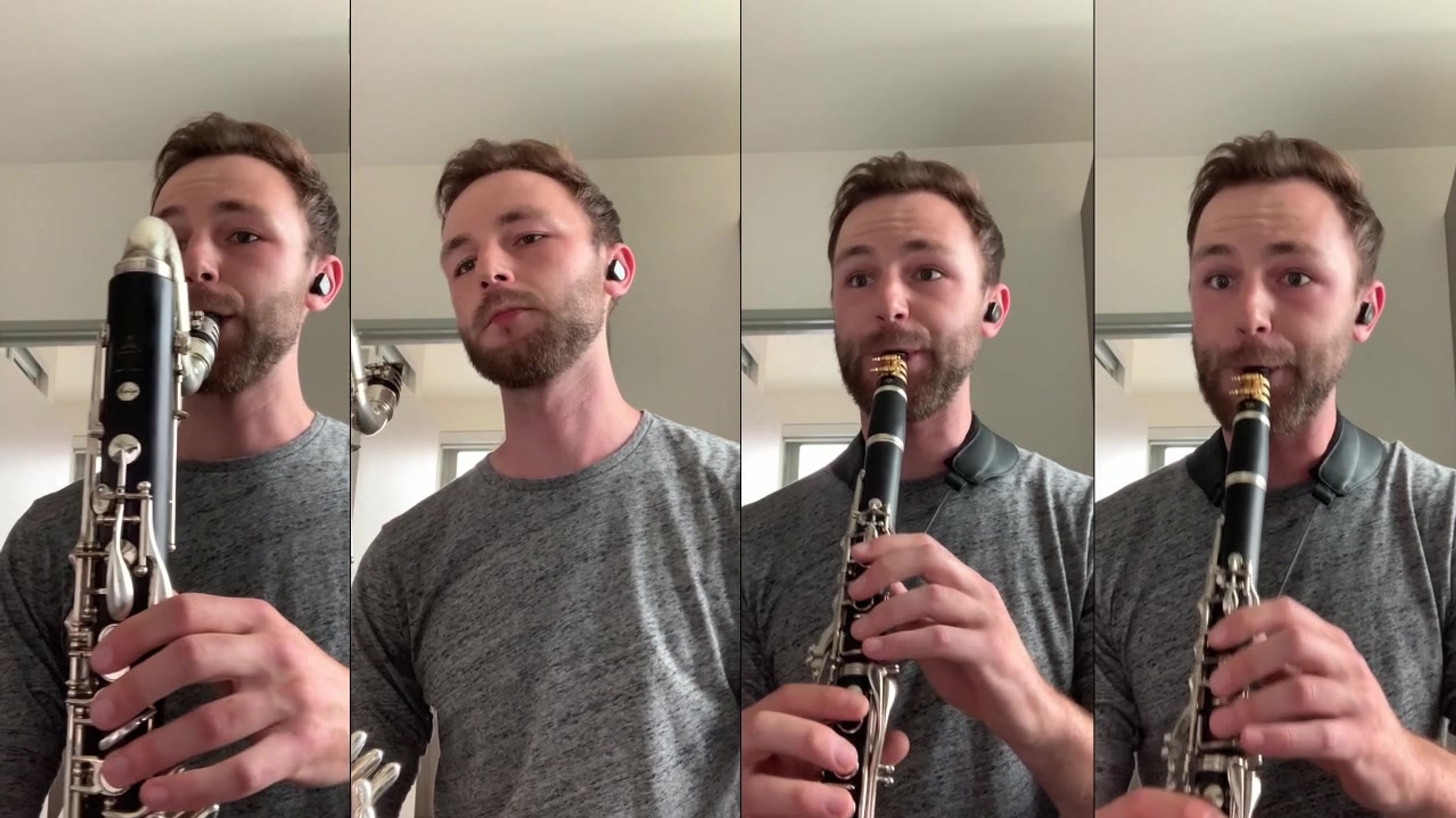 The Brisk Young Sailor, from Lincolnshire Posy, for two clarinets and two bass clarinets